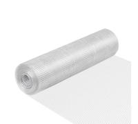 Wiltec Grillage de volière Acier Galvanisé - Mailles 6,3 m Hauteur 0,5 m Longueur 10 m Fil Ø 0,5 mm - Lapin Grillage à poule Grillage animaux Terrasse Jardin Clôture Enclos