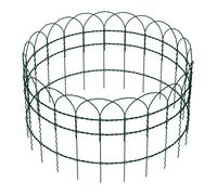 Wiltec Grillage souple Mailles 9x15 cm Hauteur 0,4 m Longueur 25m Acier revêtu de PVC Fil Ø 2mm Clôture Jardin Bordure décorative Dé
