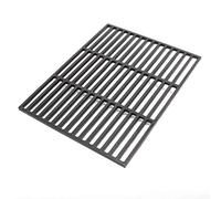 Wiltec Grille BBQ Carrée 45 x 35 cm en Fonte Barbecue Charbon de bois/à gaz Grillade Cuisson Terrasse Jardin Plancha Viande Légumes