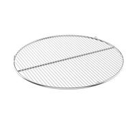 Wiltec Grille BBQ Ronde Ø 64,5cm Acier affiné V2A Barbecue Charbon de bois /à gaz Grillade Cuisson Terrasse Jardin Plancha Viande Légumes