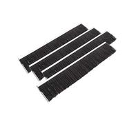 Wiltec Jeu 4x Brosse de rechange 50 cm – pour Balayeur à pelouse 95 cm – pour Balai ramasseur autoporté pour Tondeuse autoportée Tracteur de pelouse Nettoyeur de pelouse