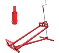 Wiltec Kit Cric lève Tracteur Tondeuse avec Adaptateur pour Visseuse sans fil – 250 kg max. – Acier – Mowerlifter Outillage de Mecanicien Treuil Palan Nettoyage facile
