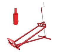 Wiltec Kit Cric lève Tracteur Tondeuse avec Adaptateur pour Visseuse sans fil – 250 kg max. – Acier – Mowerlifter Outillage de Mecanicien Treuil Palan Nettoyage facile
