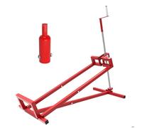 Wiltec Kit Cric lève Tracteur Tondeuse avec Adaptateur pour Visseuse sans fil – 400 kg max. – Acier – Mowerlifter Outillage de Mecanicien Treuil Palan Nettoyage facile