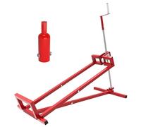 Wiltec Kit Cric lève Tracteur Tondeuse avec Adaptateur pour Visseuse sans Fil - 400 kg Max. - Acier - Mowerlifter Outillage de Mecanicien Treuil Palan Nettoyage Facile