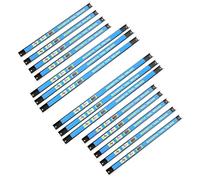Wiltec Kit de 15 barres porte-outils – 9x 46 cm, 6x 61 cm – Capacité 13 kg par barre – Barres magnétiques en acier – Rangement accessoires Atelier Montage mural