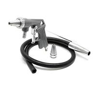 Wiltec Kit Pistolet de sablage à air comprimé avec Tuyau d’aspiration Buse de rechange 6,3 bars - Jet de sable - Accessoires air comprimé