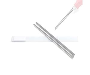 Wiltec Lame trempée droite pour coupe-polystyrène - longueur de 200 mm - en alliage nickel-chrome - Découpe Styromousse Matériaux isolants Accessoire pour Scie polystyrène
