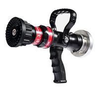 Wiltec Lance d’incendie polyvalent - Storz C - 150/200 / 350/450 l/min - Réglage en continu - Intervention secours Sapeur pompier Chantier