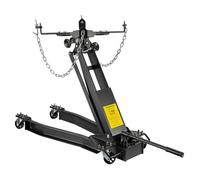 Wiltec Levage de boîte de vitesses jusqu'à 1 t de charge, levage de moteur réglable en hauteur de 180 à 790 mm, bloc moteur sur roul