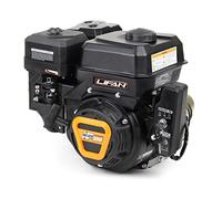 Wiltec LIFAN KP230E Moteur essence - 415 x 380 x 380 mm - 4,8 kW (6,5 CV) - 223 ccm - 4 temps, 3,6 L, 19,05 mm - OHV, 9,5:1 - Monocylindre Lanceur électrique - pour Plaque vibrante et Engin Chantier