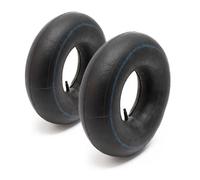 Wiltec Lot de 2x Chambre à air 3.50-8 pour petit pneu - 200 mm / 365 mm - Valve droite TR13 - capacité de charge max. 130 kg - pour Roue Brouette Chariot Diable Scooter