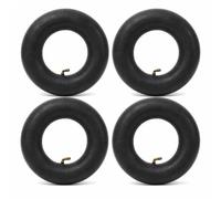 Wiltec Lot de 4x Chambre à air 3.00/3.50-4 pour petit pneu - 260 x 260 x 75 mm - Valve coudée TR87 - capacité de charge max. 90 kg - pour Roue Brouette Chariot Diable Scooter