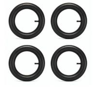 Wiltec Lot de 4x Chambre à air 4.00-8 pour petit pneu - 200 mm / 400 mm - Valve droite TR13 - capacité de charge max. 160 kg - pour