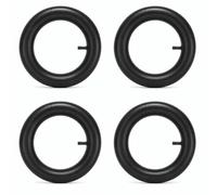 Wiltec Lot de 4x Chambre à air 4.00-8 pour petit pneu - 200 mm / 400 mm - Valve droite TR13 - capacité de charge max. 160 kg - pour Roue Brouette Chariot Diable Scooter