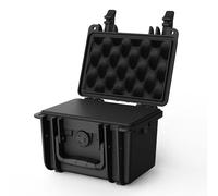Wiltec Mallette de transport universelle robuste - 21,9 x 18,5 x 15,4 cm - en PP/Fibre de verre - avec Mousse cube personnalisable - Valise de protection pour équipements fragiles et délicats - IP67