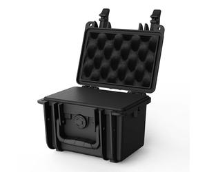 Wiltec Mallette de transport universelle robuste - 21,9 x 18,5 x 15,4 cm - en PP/Fibre de verre - avec Mousse cube personnalisable - Valise de protection pour équipements fragiles et délicats - IP67
