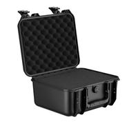 Wiltec Mallette de transport universelle robuste - 36,2 x 31 x 17,5 cm - en PP - avec Mousse cube personnalisable - Valise de protection pour équipements fragiles et délicats