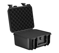 Wiltec Mallette de transport universelle robuste - 36,2 x 31 x 17,5 cm - en PP - avec Mousse cube personnalisable - Valise de protection pour équipements fragiles et délicats