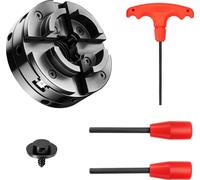 Wiltec Mandrin de rechange pour Tour à bois d‘établi 550W Réglable 650-3800 tr/min, Porte-outil Usinage de Bois Haute qualité, Tournage, Accesoires inclus, Atelier Bricolage