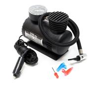 Wiltec Mini compresseur à air comprimé 12 V - 165 x 90 x 140 mm - 17 bars (250 PSI) - pompe pneumatique avec raccord allume-cigare,