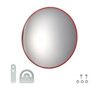 Wiltec Miroir Convexe Circulation 30 cm Champ de vision de 130°-160° Miroir traffic Sécurité routière Outdoor Indoor Miroir routier Polycarbonate solide Surveillance Rue Magasin