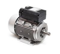 Wiltec Moteur asynchrone monophasé électrique - 350 x 175 x 255 mm - 2 Pôles - 230 V / 1,5 kW / 2 CV / 2850 tr/min - avec Condensateur de démarrage et Enroulement en cuivre