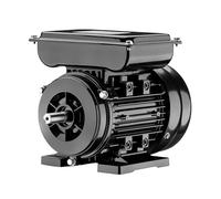 Wiltec Moteur électrique asynchrone monophasé à induction – 0,75 kW (1 CV) – 1400 tr/min – 230 V – 4 pôles – Boîtier en aluminium – D’application polyvalente