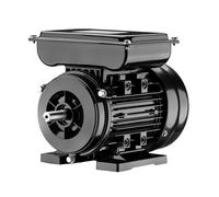 Wiltec Moteur électrique asynchrone monophasé à induction – 1,5 kW (2 CV) – 1450 tr/min – 230 V – 4 pôles – Boîtier en aluminium – D’application polyvalente