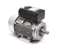Wiltec Moteur électrique monophasé 2 pôles - 230 V, 1,5 kW (2 CV), 2850 tr/min - avec Condensateur de démarrage et Bobinage en aluminium - Moteur asynchrone
