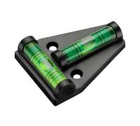 Wiltec Niveau à bulle magnétique en croix avec 2 fioles | Face arrière magnétique, pour camping-car, maison et chantier, version mini compacte, matériau ABS