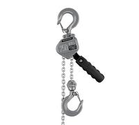 Wiltec Palan à chaîne manuel à levier VM0.25 - 0,25 t x 1,5 m - en Aluminium - Hauteur de levage standard 1,5 m - Palan mécanique de levage