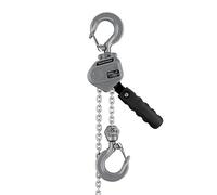 Wiltec Palan à chaîne manuel à levier VM1,5 – 1,5 t x 1,5 m – en Aluminium – Hauteur de levage standard 1,5 m – Palan mécanique de levage