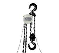 Wiltec Palan à chaîne manuel V21-5 ultraléger et compact – Capacité de levage 5 t – Hauteur de levage 5 m – Chaîne 5 m – Palan mécanique de levage pour atelier