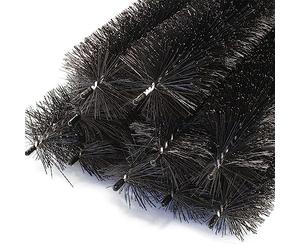Wiltec Pare feuilles Lot de 10 pièces 12 m, 10 x 120 cm x Ø 12 cm, Protège gouttière, Hérisson stop feuilles, Protection contre feuillages et martres