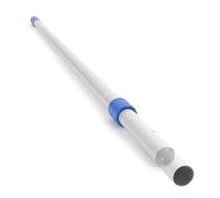 Wiltec Perche télescopique Extensible 129-236 cm, raccord de 26 mm, Manche télescopique pour brosses adaptées, Embouts, Tige télescopique Flexible