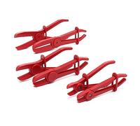 Wiltec Pince à durite - Jeu de 6 pièces en 3 tailles (160 mm, 190 mm et 260 mm) - pour Tuyaux de diamètre de 12,7 mm (1/2") à 19 mm (3/4") - Coupe tubes refroidissement Flexibles