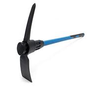 Wiltec Pioche de terrassier avec Manche en verre - Longueur 925 mm - Ø 35 x 27 mm - pour Jardinage, Travaux de terrassement, Chantiers de construction - Piochon Binette Serfouette