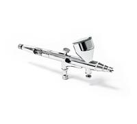 Wiltec Pistolet aérographe professionnel Modèle 180 - Action double DA - avec Buse 0,3 - Godet 7 ml - Tatouage, bronzage, maquillage, modélisme airbrush