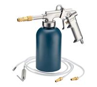 Wiltec Pistolet pneumatique à godet - 1100 ml / 4-6bars - avec Buse coudée ronde - Pulvérisateur pour cavités et protection des dessous de caisse