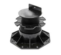 Wiltec Plots de terrasse - Charge 2700 kg - Hauteur réglable 60-128 mm - en PP - Pieds de support pour Lames Dalles Lambourdes