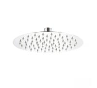 Wiltec Pommeau de douche Rond 25cm Pomme Jet de pluie Tête de douche Effet pluie Acier inoxydable Accessoire Salle de bains