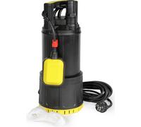 Wiltec Pompe à eau immergée 850 W – 5000 l/h – Refoulement max. 20 m, profondeur max. 7 m – avec Interrupteur à flotteur, Thermorégulateur – Pompe submersible Eau propre