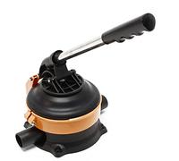 Wiltec Pompe à eau manuelle - 250 x 210 x 210 mm - 70 l/min - Refoulement max. 4 m - avec Levier en acier inoxydable - Raccord tuyau Ø 38 mm - Arrosage Irrigation Jardinage Relevage Puisard Drainage