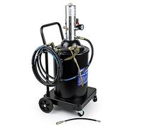 WilTec Pompe à Graisse pneumatique Professionnelle 15L pour Lubrification des Voitures et Machines