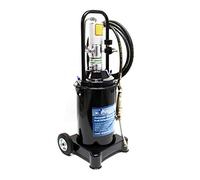 WilTec Pompe à Graisse Professionnelle pneumatique Réservoir 12l Pistolet de graissage Mobile Lubrification