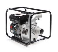 Wiltec Pompe d’essence pour eaux usées – 4 kW / 48000 l/h / Refoulement 30 m / Raccord 80 mm (3") – Pompe à eau de jardin – Jardinage Arrosage Irrigation Évacuation Inondations Cave