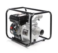 Wiltec Pompe d’essence pour eaux usées - 4 kW / 48000 l/h/Refoulement 30 m/Raccord 80 mm (3") - Pompe à eau de jardin - Jardinage Arrosage Irrigation Évacuation Inondations Cave