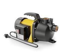 Wiltec Pompe de jardin - 1200 W 3800 l/h - Hauteur de débit 48 m - avec Poignée de transport et Vis de purge - pour Eau douce Eau de pluie Bassin