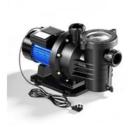 Wiltec Pompe de piscine 13200 l/h 370 W pour piscines de 50 à 80 m³, système de pompage avec une hauteur de refoulement de 9 m, pompe de circulation pour piscines